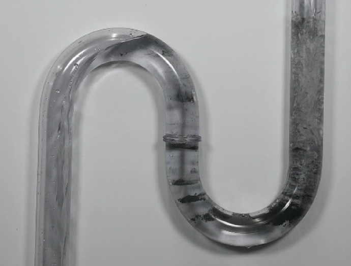 通水から30秒後