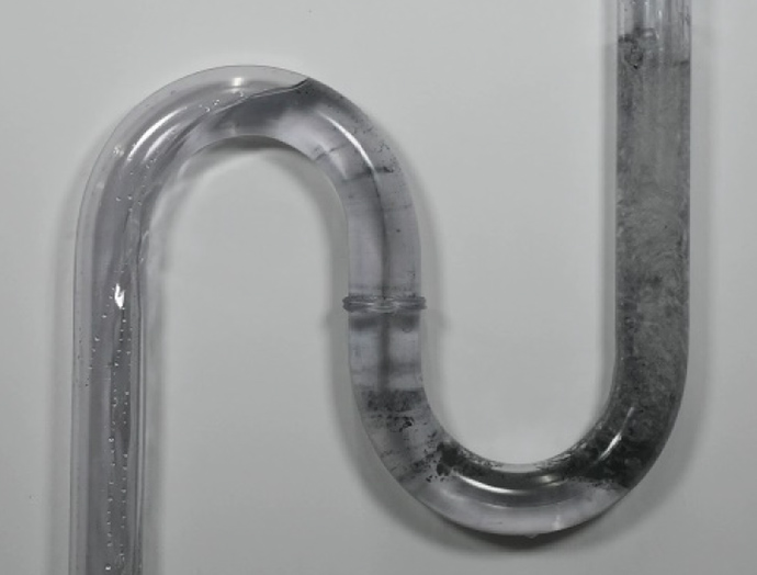 通水から30秒後